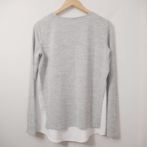 RD Style Layered Knit Gray Long Sleeve Size S - Picture 7 of 9